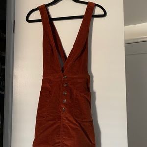 Free People Brunt orange jumper